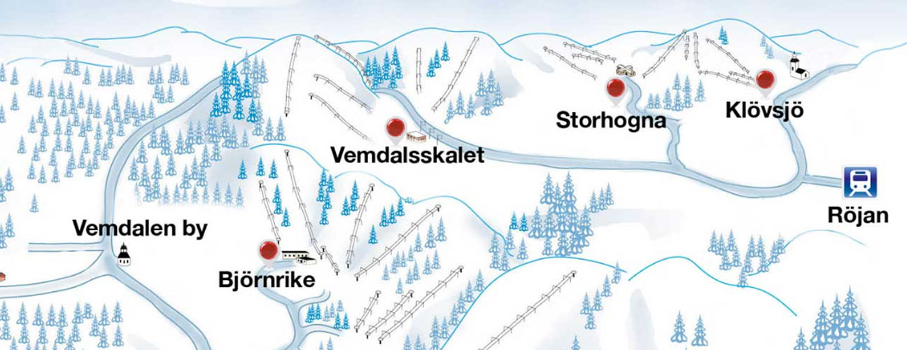 Karta Vemdalsskalet Sverige | Karta 2020