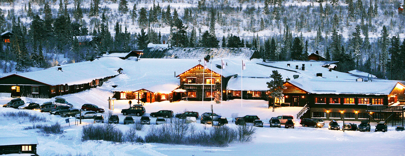 Vinterbild på Storhogna Högfjällshotell & Spa