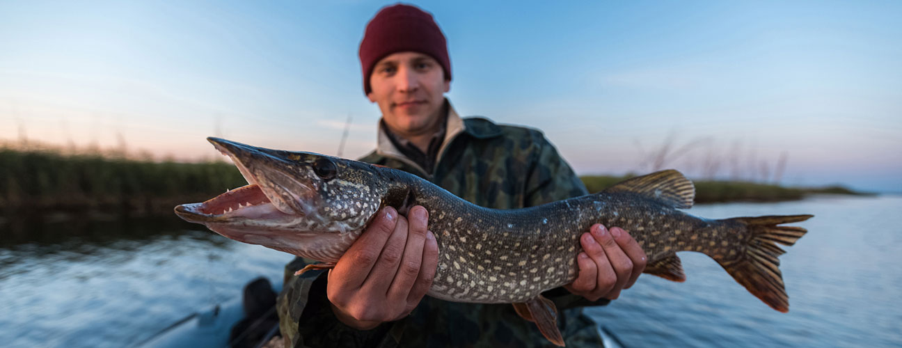 Gäddfiske i Vemdalen